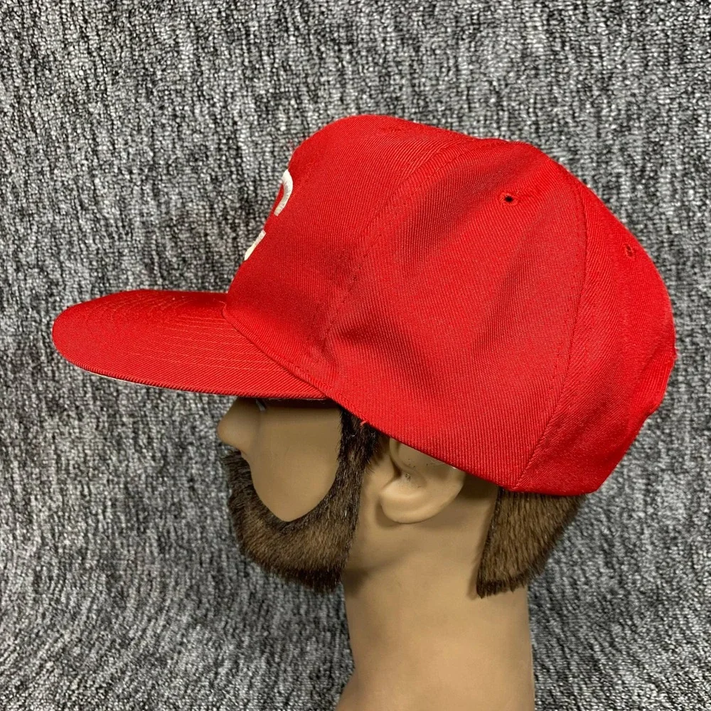 Vintage Cincinnati Reds Hat American Needle Snapback MLB Baseball Cap Red 80s